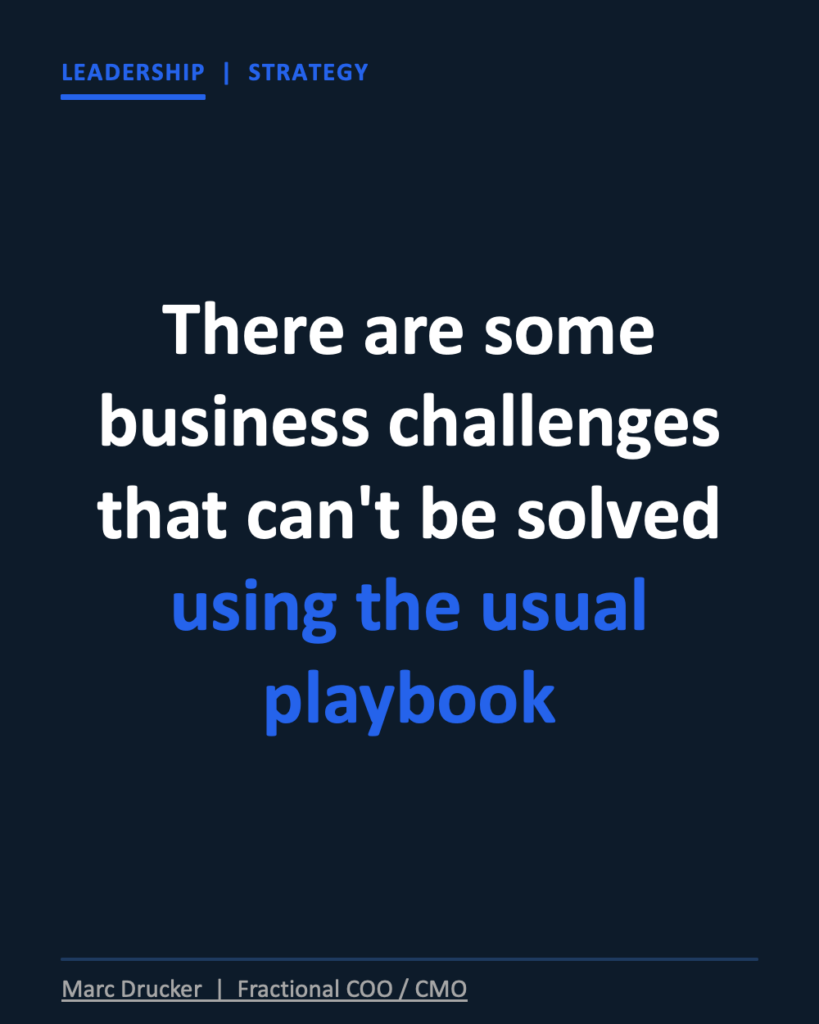 When running a business not every problem is hard because it's complicated. Some are hard because of what kind of problem they are.