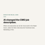 AI changed the CMO job description: flip-book cover slide by Marc Drucker